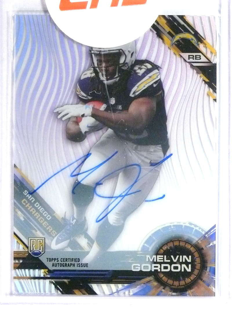 DELETE 20867 2015 Topps Tek Melvin Gordon autograph auto rc rookie #95 Chargers