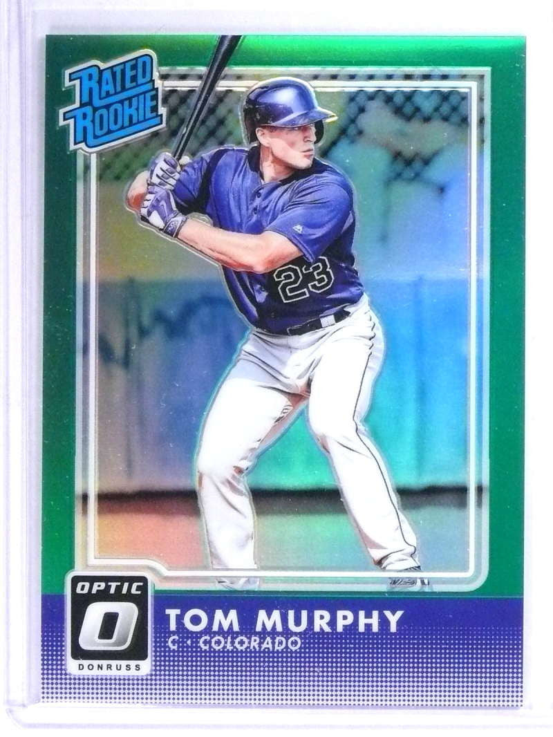 DELETE 21025 2016 Donruss Optic Tom Murphy Green Rated Rookie RC #D5/5