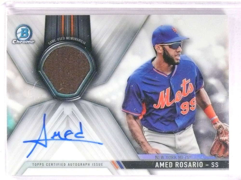 DELETE 21376 2017 Bowman Chrome Amed Rosario Jersey Autograph #D005/150 #CARAR