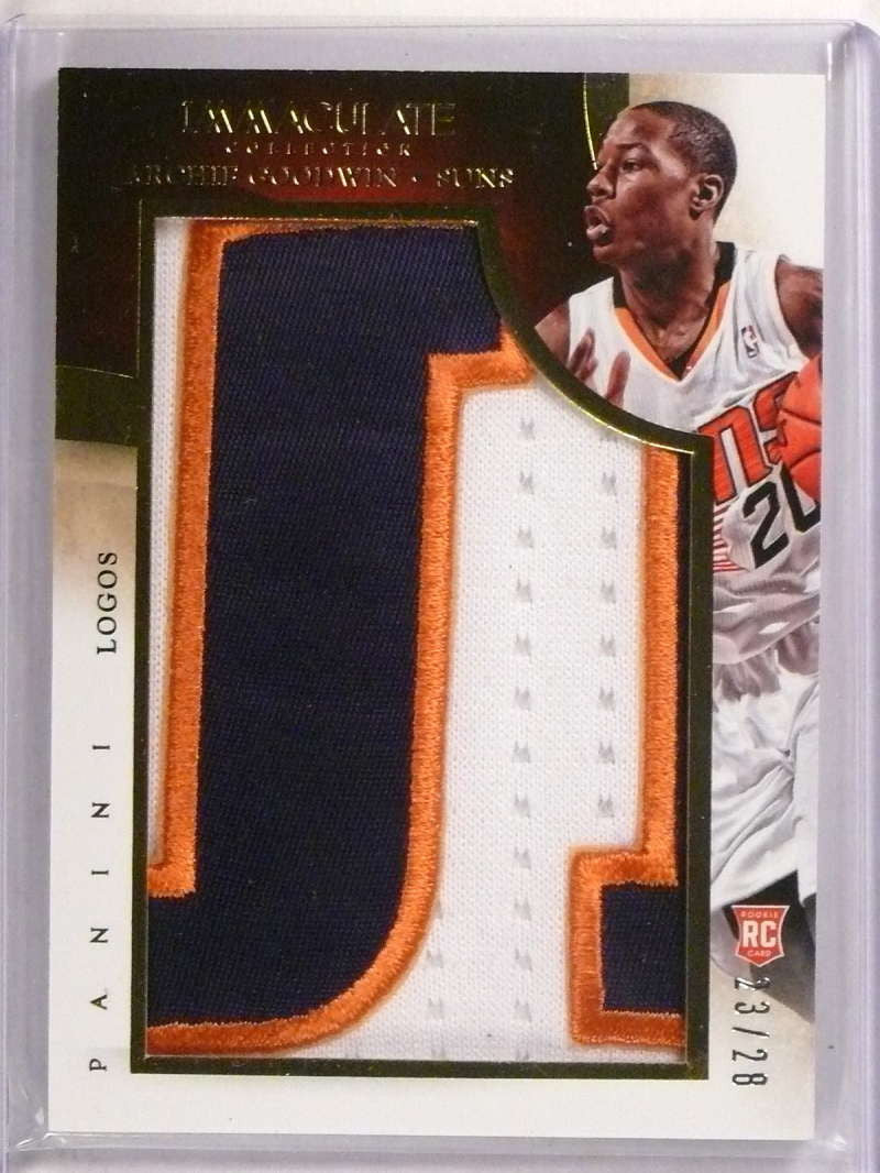 2013-14 Panini Immaculate Logos Patch Rookie RC Archie Goodwin #D23/28