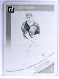 DELETE 21790 2018 Donruss Baseball Black Printing Black Corey Kluber #D1/1 #153