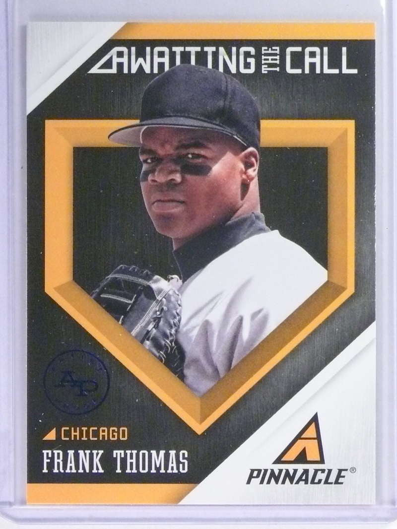 DELETE 21803 2013 Pinnacle awaiting The Call Artist's proof blue Frank Thomas #ACB #8