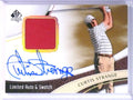 2013 SP Authentic Golf Limited Autograph Swatch Shirt Curtis Strange #/100