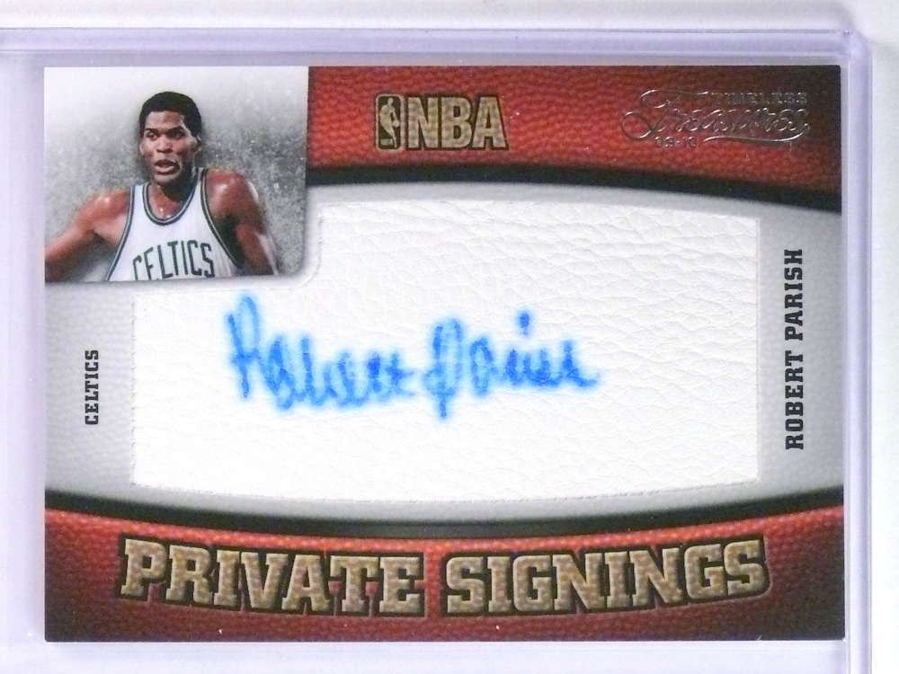 DELETE 22372 2009-10 Timeless Treasures Private Signings Autograph Robert Parish #19/25