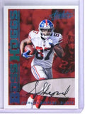 2018 Panini Absolute Boss Hoggs Sterling Shepard autograph auto #D 1/1