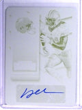 DELETE 22461 2015 Contenders Yellow Printing Plate Autograph Deontay Greenberry #D1/1