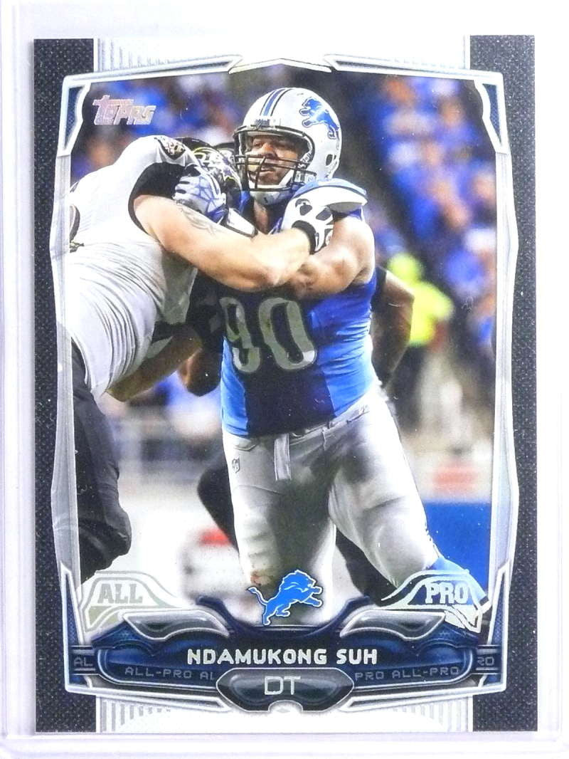 2014 Topps Black Parallel Ndamukong Suh #D12/59 Detroit Lions #246