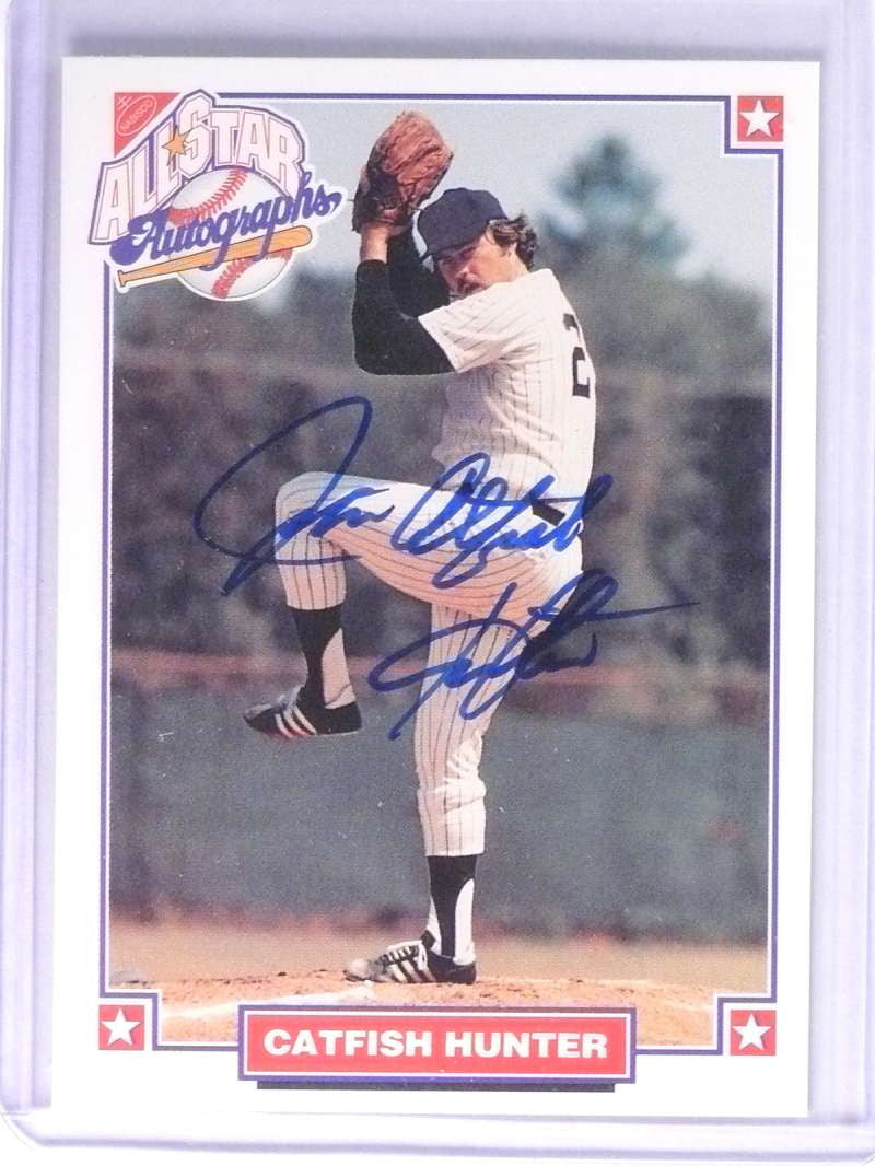 DELETE 22641 1993 Nabisco All-Star Jim Catfish Hunter Autograph auto