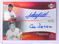 DELETE 22650 2005 UD Reflections Red Al Rosen Adrian Beltre Autograph #D80/99 #ABAR