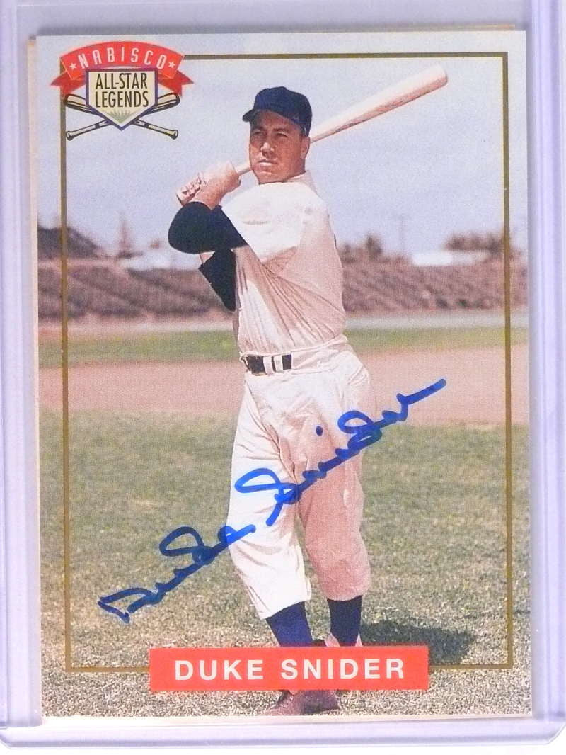 DELETE 22660 1994 Nabisco All-Star Duke Snider Autograph auto W/ Coa