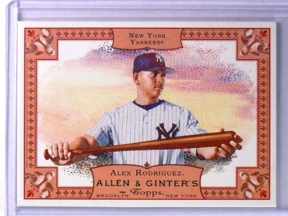 DELETE 22757 2006 Topps Allen & Ginter Promos Alex Rodriguez Rip Card Ripped