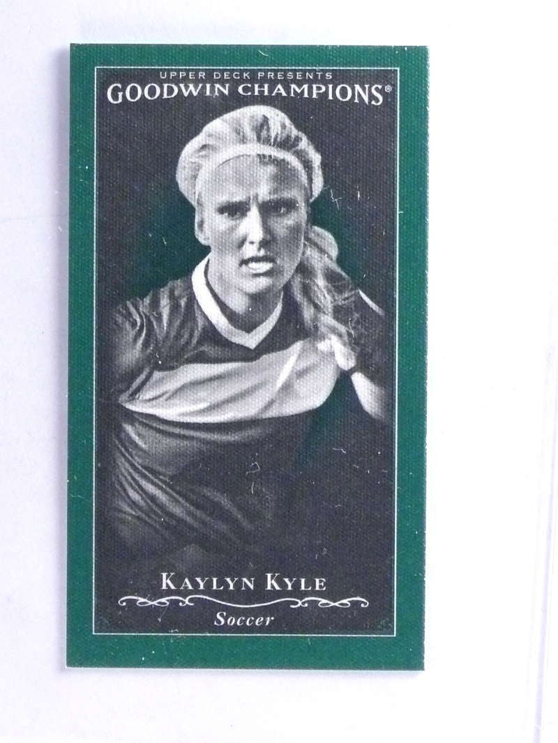 2016 Upper Deck Goodwin Champions Mini Green Lady Luck Kaylyn Kyle #D21/25