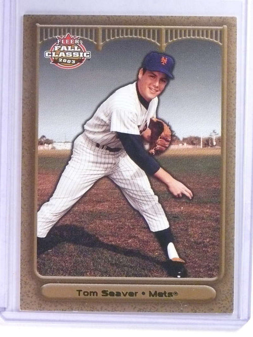 2003 Fleer Fall Classic Championship Gold Tom Seaver #D40/50 #4