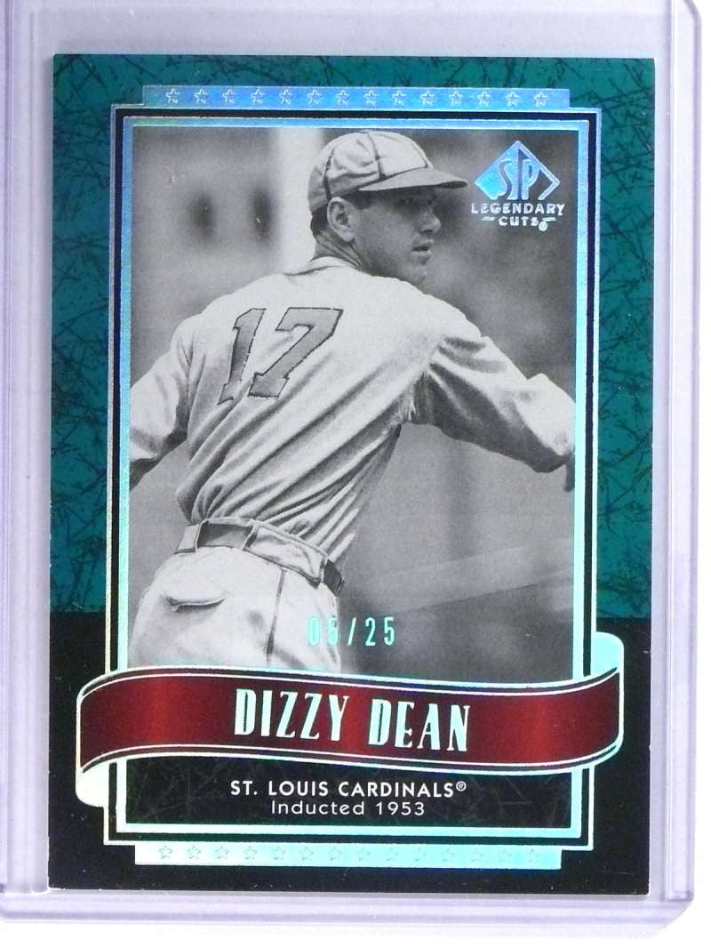 2003 Sp Legendary Cuts Green Dizzy Dean #D05/25 #29