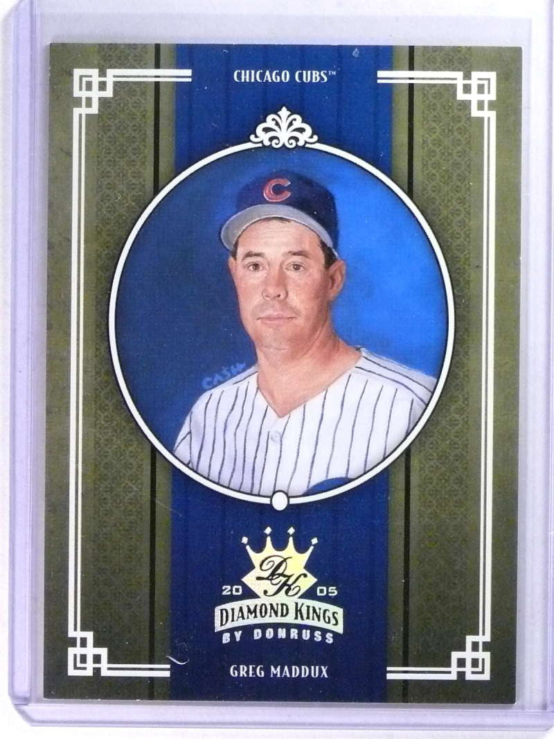 DELETE 23650 2005 Diamond Kings Silver Parallel Greg Maddux #D16/25 #330