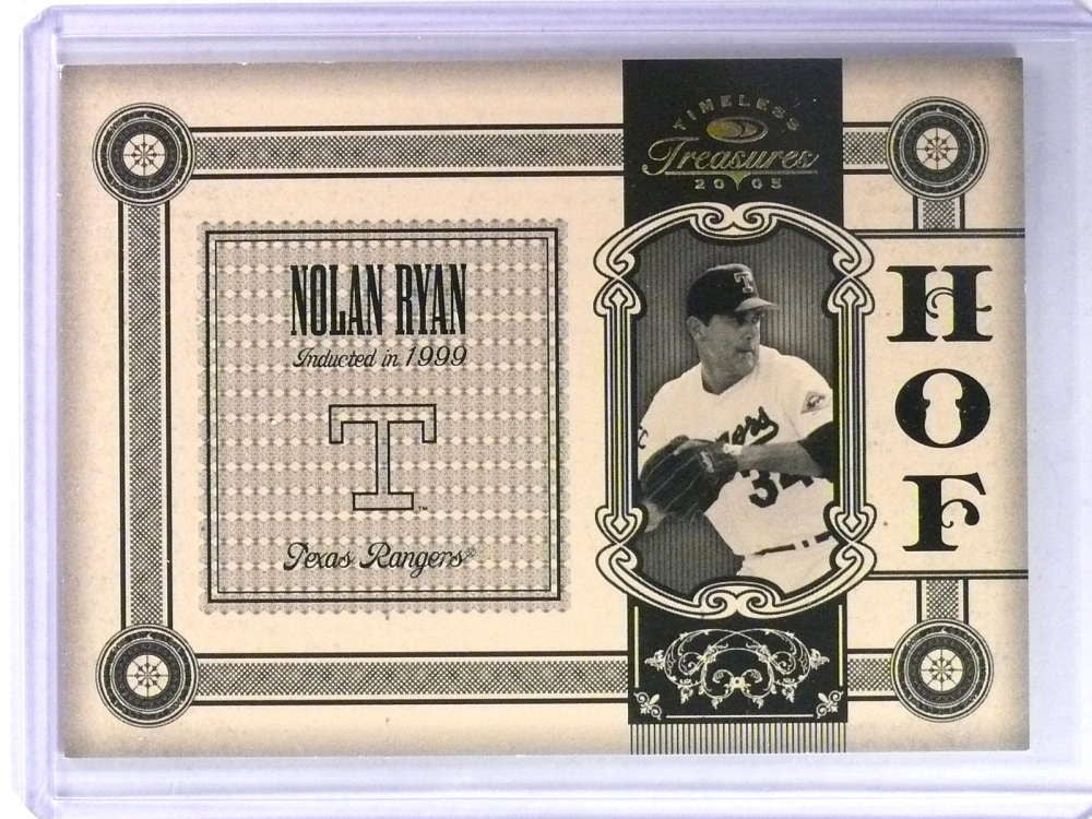 2005 Timeless Treasures HOF Gold Nolan Ryan #D07/25 #HOF-34