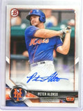 DELETE 24101 2018 Bowman Prospects Peter Alonso autograph auto rc rookie #PA-PA Mets