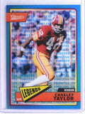 2018 Panini Classics Timeless Tributes Premium Blue Charley Taylor #D1/5