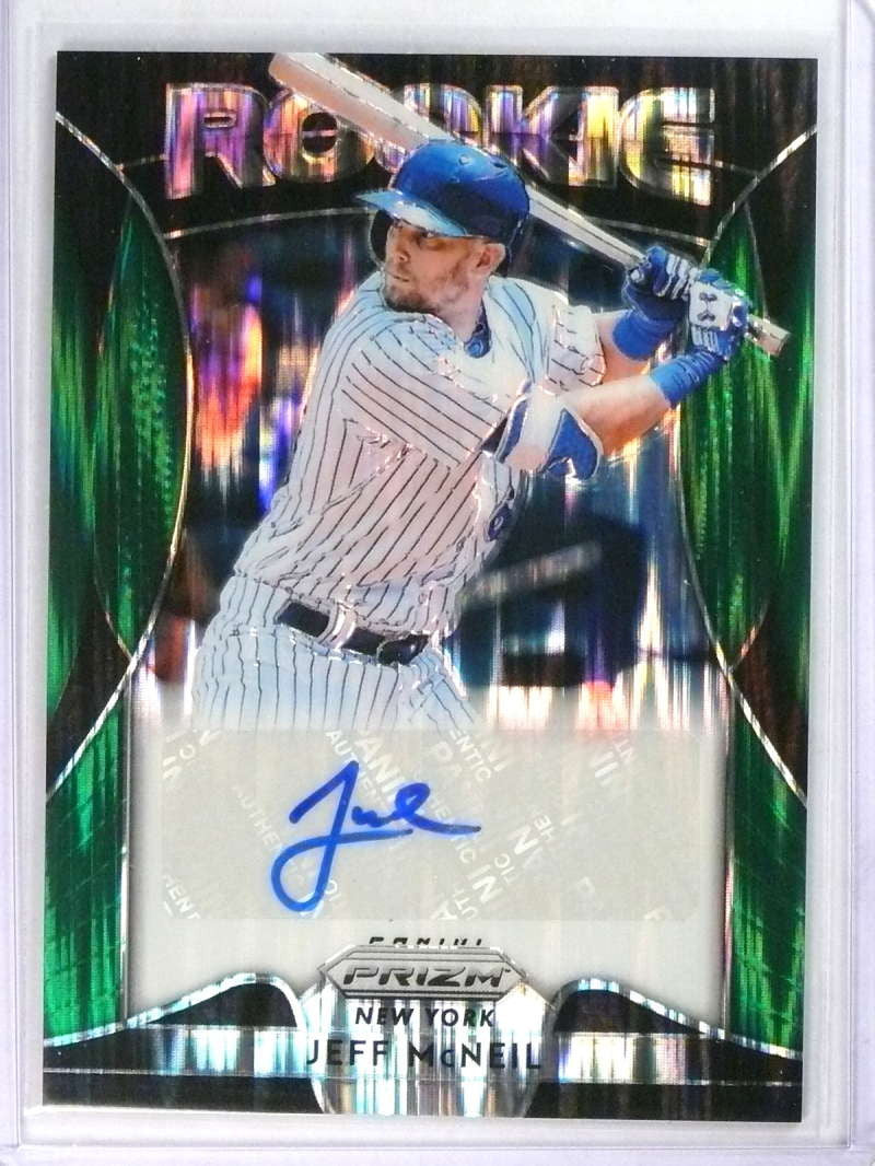 DELETE 24567 2019 Panini Prizm Forrest Green Jeff Mcneil autograph auto rc rookie #D1/5