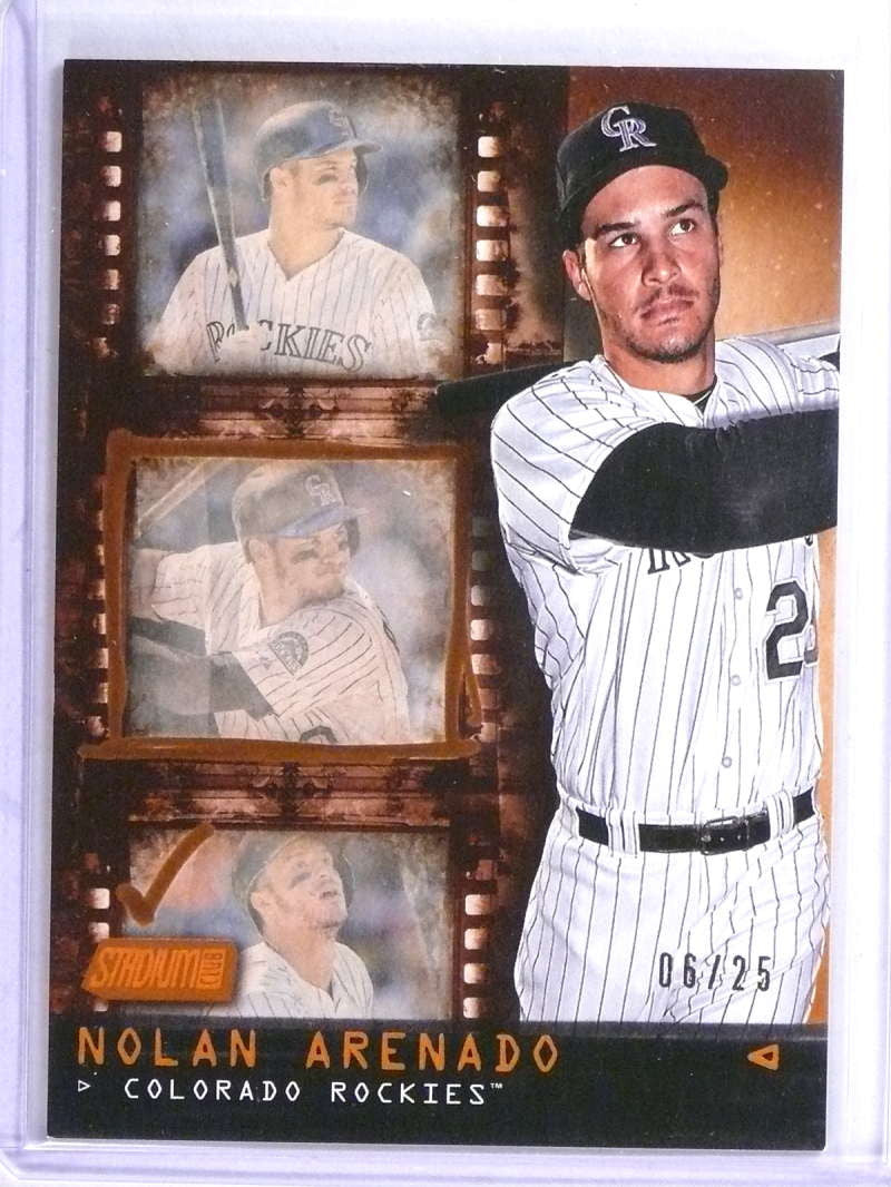 DELETE 24598 2016 Stadium Club Contact Sheet Orange Nolan Arenado #D06/25 #CS-10