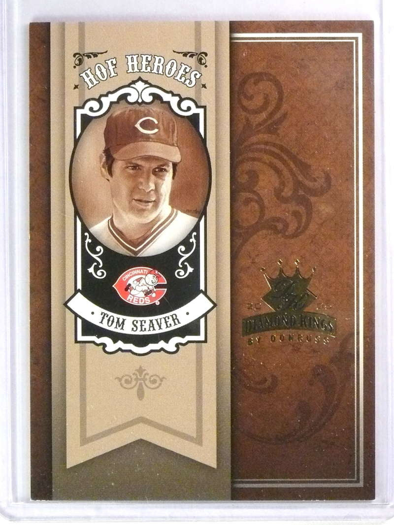 DELETE 24896 2005 Donruss Diamond Kings HOF Heroes Non Canvas Tom Seaver #HH39 Reds