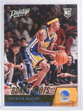 DELETE 24948 2016-17 Prestige Bonus Shots Patrick McCaw Rookie RC #D01/10 #184