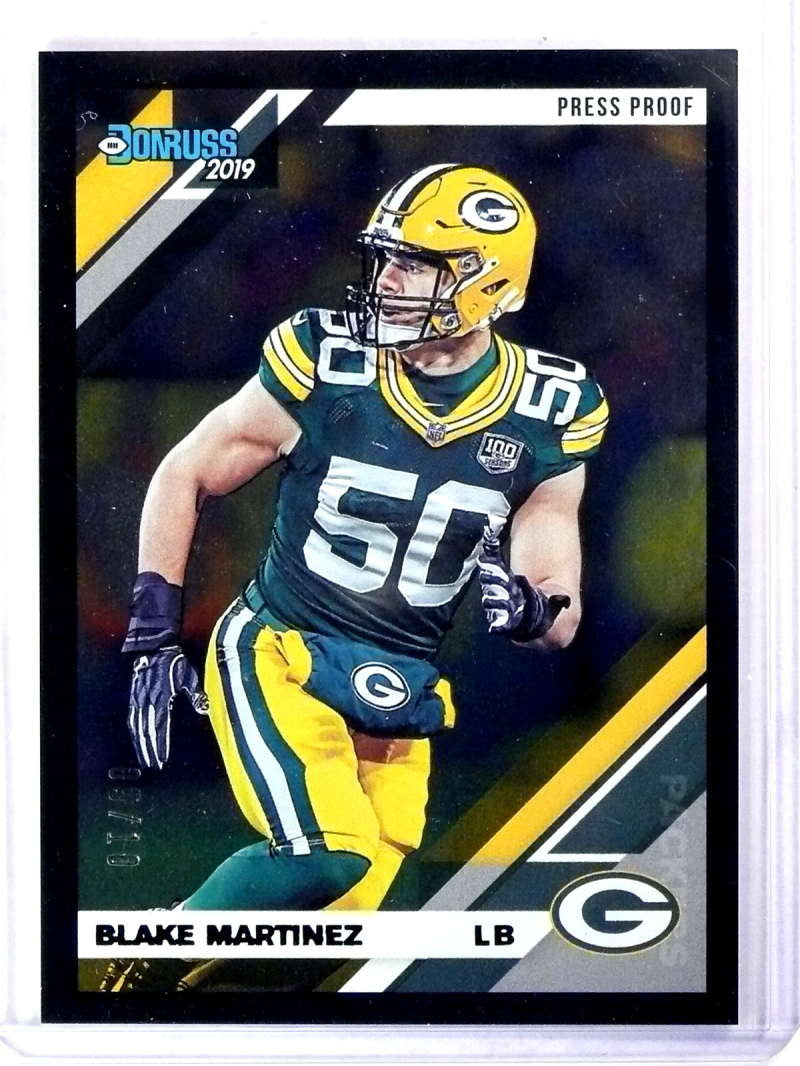 2019 Donruss Press Proof Blake Martinez #D05/10 #103 Packers
