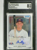 DELETE 25282 2011 Bowman Chrome USA Refractor Alex Bregman autograph auto rc #/417