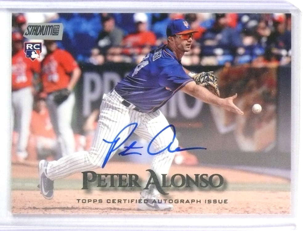 DELETE 25340 2019 Topps Stadium Club Pete Alonso autograph auto rc rookie #SCA-PA