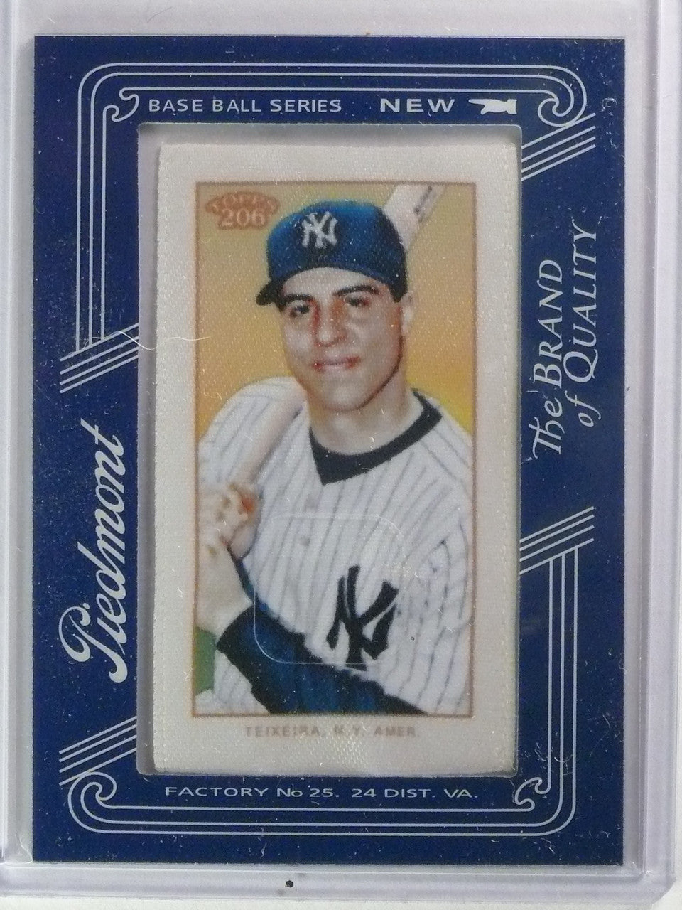 2009 Topps 206 Piedmont Mini Silk Mark Teixeira #D18/50 #137