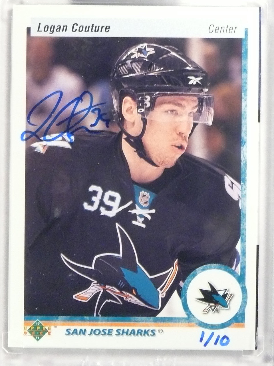 2019-20 Upper Deck Buybacks Logan Couture Autograph auto #D01/10