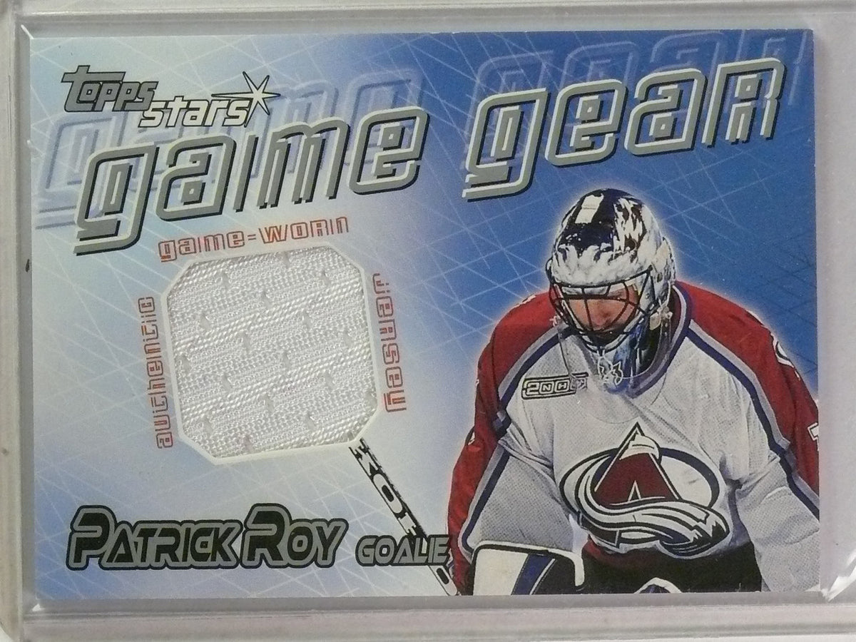 DELETE 26202 2000-01 Topps Stars Game Gear Patrick Roy Jersey #GGPR