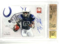 DELETE 26386 2012 Elite Rookie Hard Hats T.Y. Hilton autograph auto rc #D06/99 BGS 10