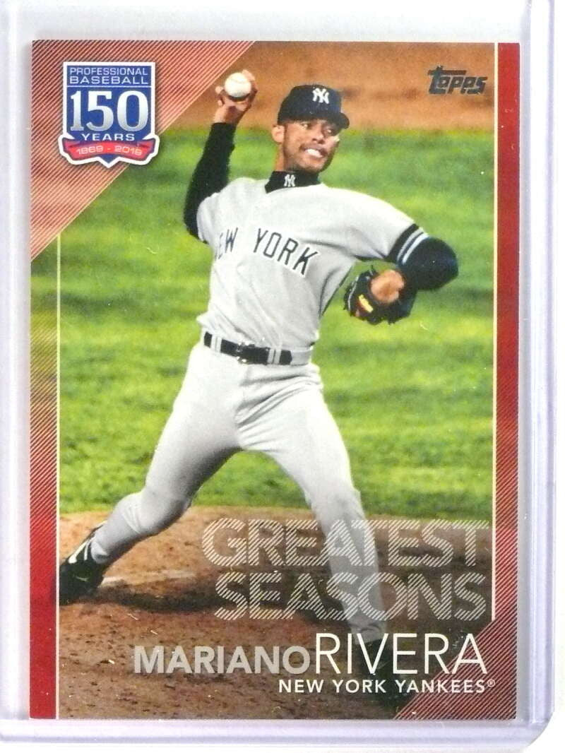 DELETE 26447 2019 Topps 150 Years Professional Greatest Seasons Red Mariano Rivera #/10