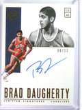2018-19 Panini Encased Scripted Autograph Bronze Brad Daugherty #D06/12