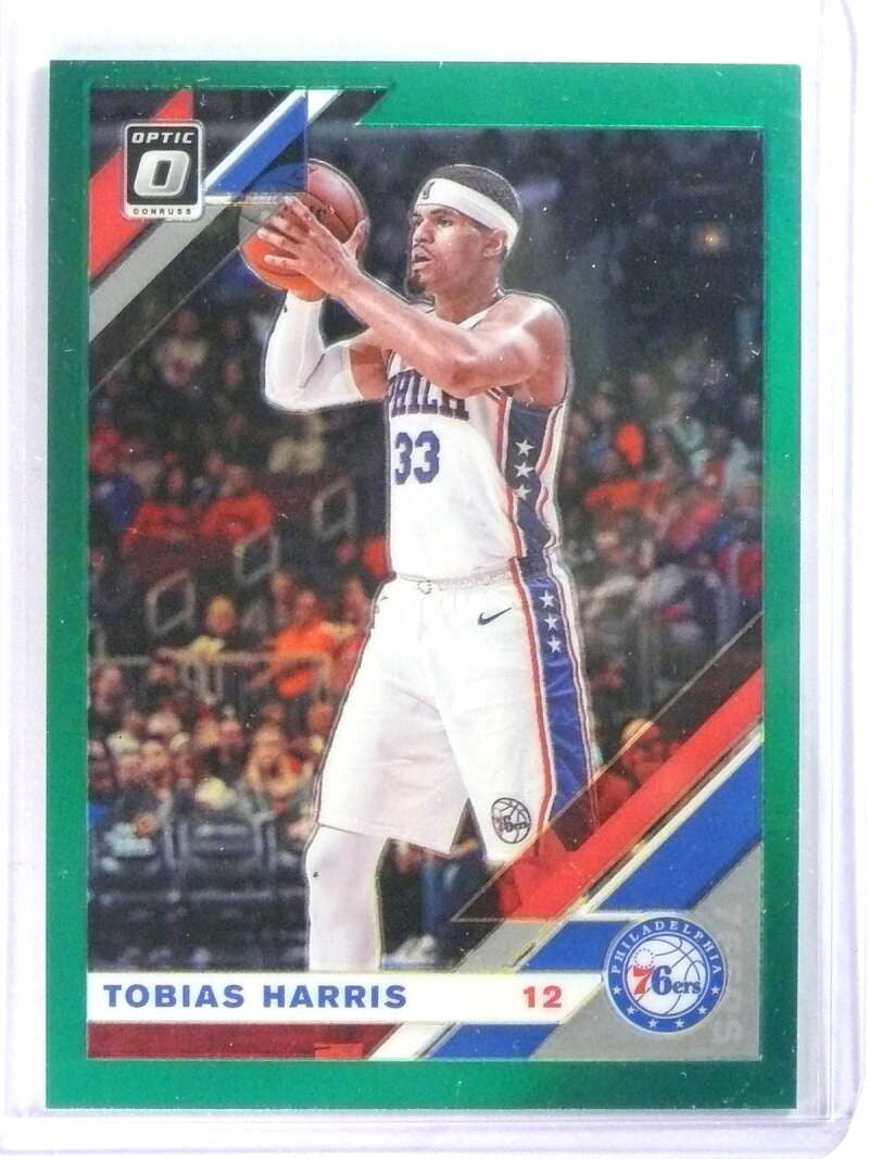 2019-20 Donruss Optic Green Parallel Tobias Harris #D3/5 #75
