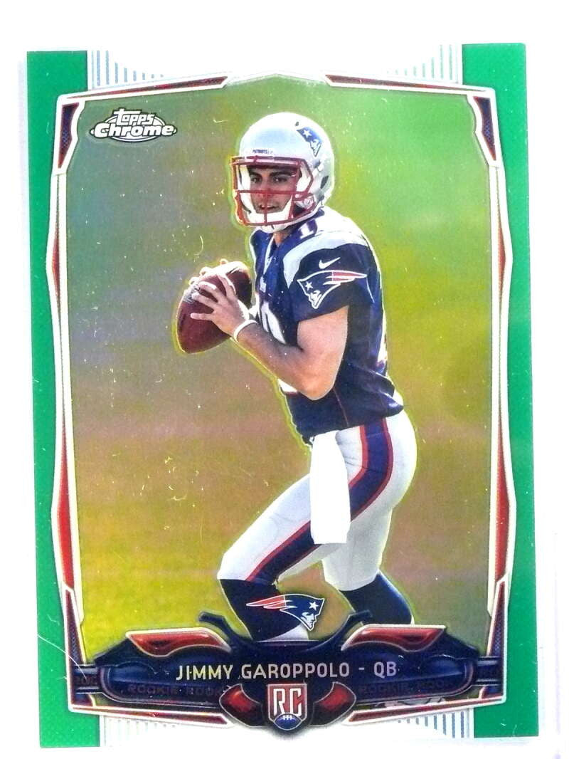 DELETE 26782 2014 Topps Chrome Green Refractor Rookie RC Jimmy Garoppolo #150