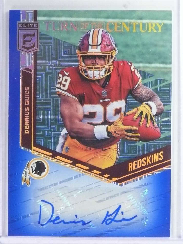 DELETE 27003 2018 Elite Turn Of Century Derrius Guice autograph auto rc rookie #D1/5