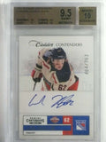 DELETE 27042 2011-12 Panini Contenders Carl Hagelin autograph auto rc #D/763 BGS 9.5
