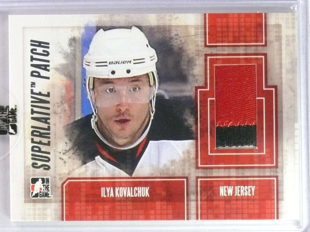 2012-13 ITG Superlative Patches Silver Ilya Kovalchuk Jersey Patch SP/19