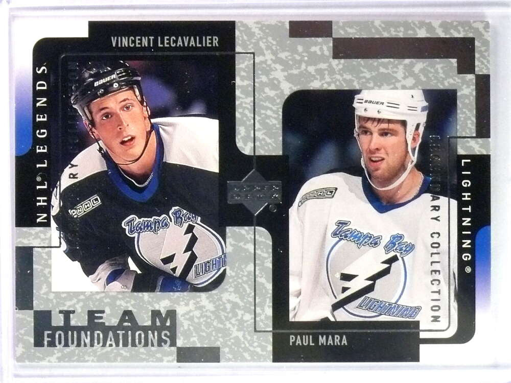 2000-01 UD Legends Legendary Collection Silver Vincent Lecavalier Mira #d/100