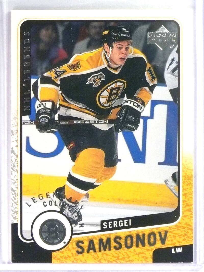 2000-01 UD Legends Legendary Collection Silver Sergei Samsonov #D029/100