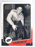 2000-01 UD Legends Legendary Collection Silver Terry Sawchuk #D077/100
