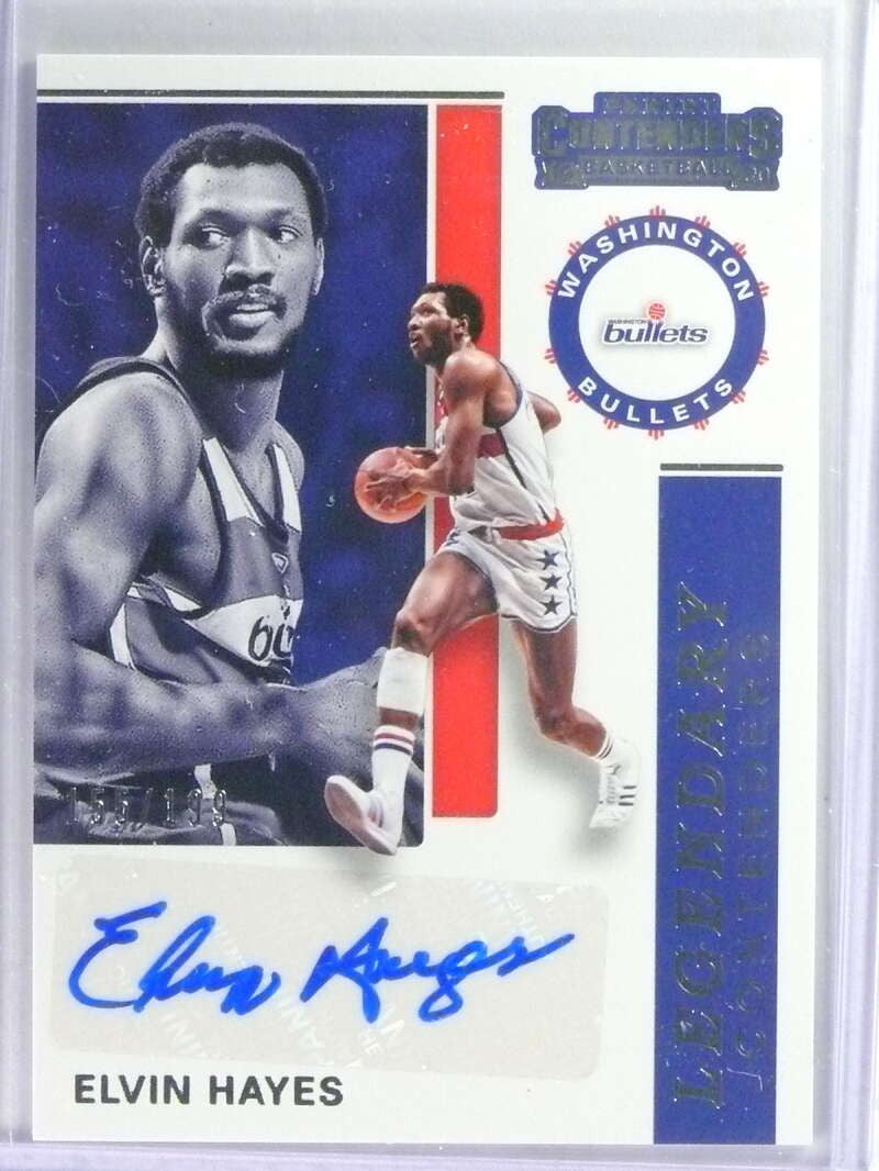 2019-20 Panini Contenders Legendary Elvin Hayes Autograph Auto #D155/199