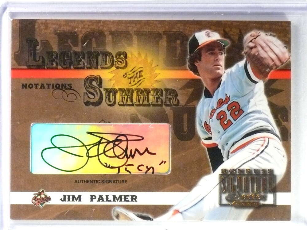 DELETE 27654 2003 Donruss Signature Legends Summer Jim Palmer Autograph #D082/140 #LS20