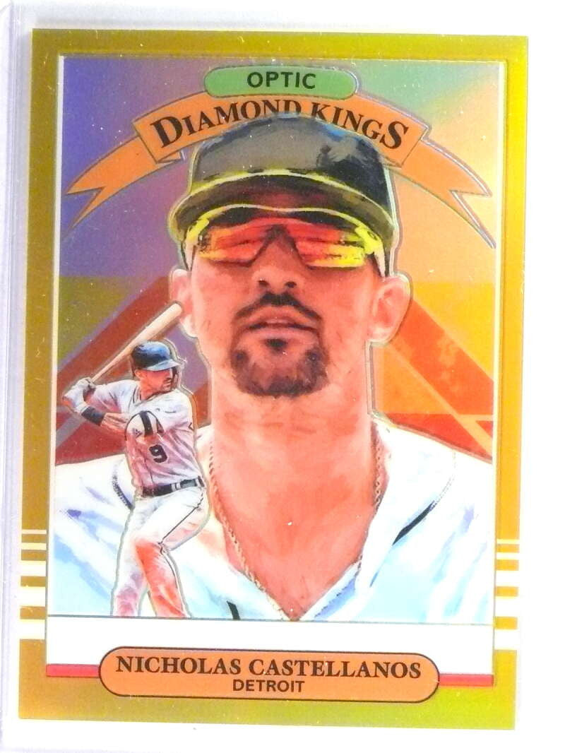 DELETE 27718 2019 Donruss Optic Diamond Kings Gold Nicholas Castellanos #D02/10 #8