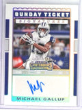DELETE 27797 2019 Panini Contenders Sunday Ticket Michael Gallup Autograph #D99/99 #13