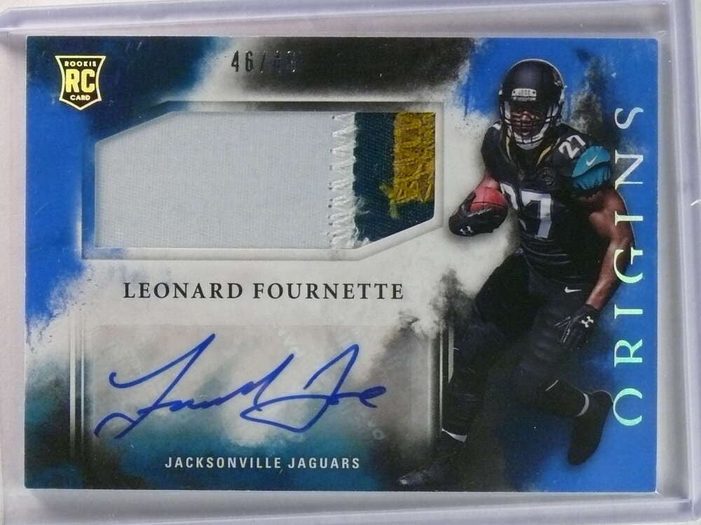 2017 Panini Origins Leonard Fournette autograph auto rc patch #46/49 #109