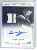 DELETE 29016 2016 National Treasures Tommy John Materials Jersey Autograph #D09/99 