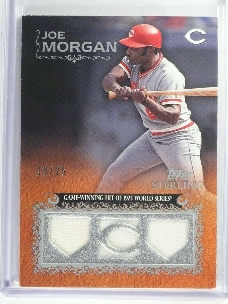 DELETE 29109 2009 Topps Sterling Joe Morgan Triple Jersey Relic #D19/25 #3CCR52